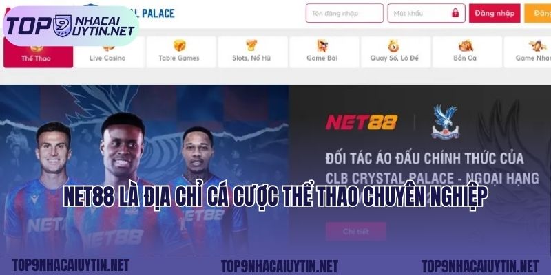 Net88 là địa chỉ cá cược thể thao chuyên nghiệp